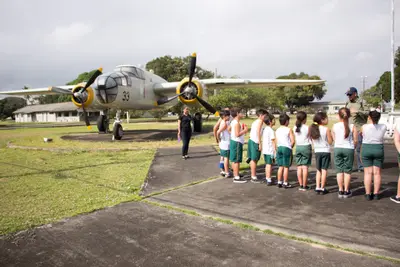 Aula de campo - Base Aérea, 2019